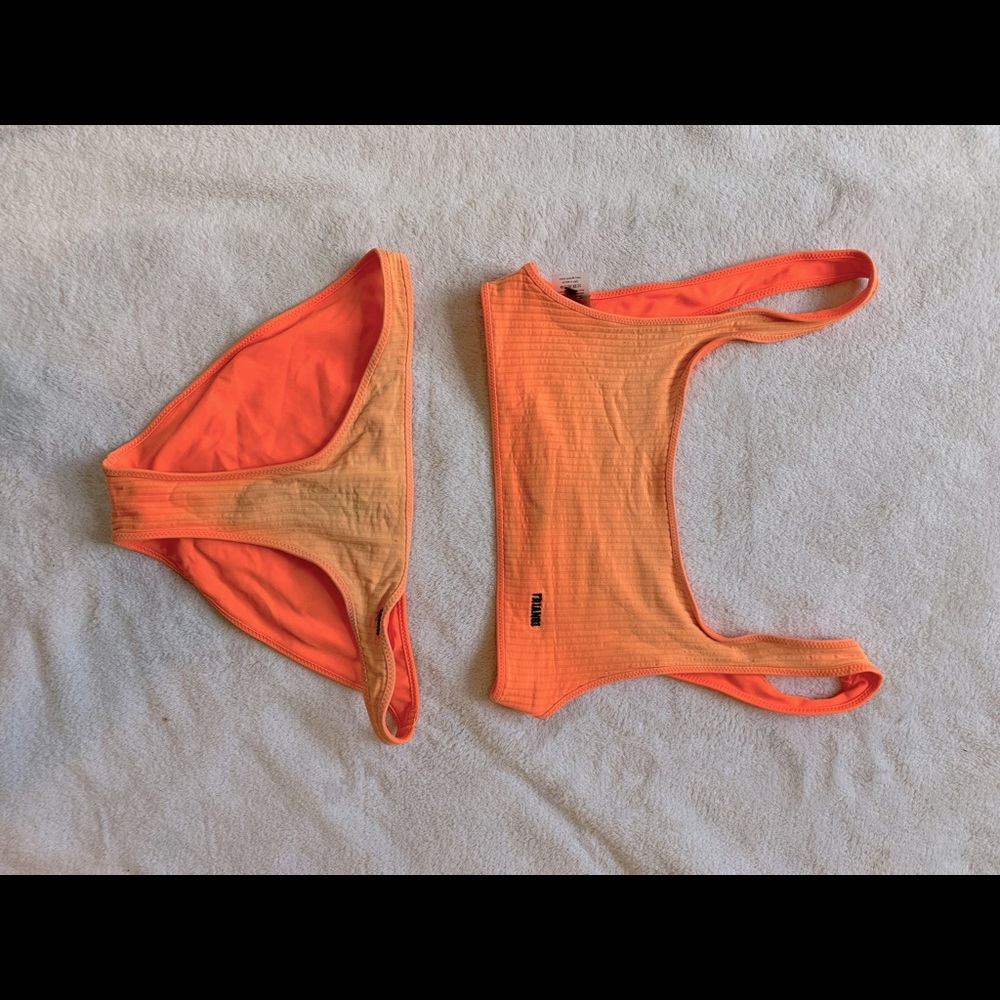 TRIANGL orange swimsuit
